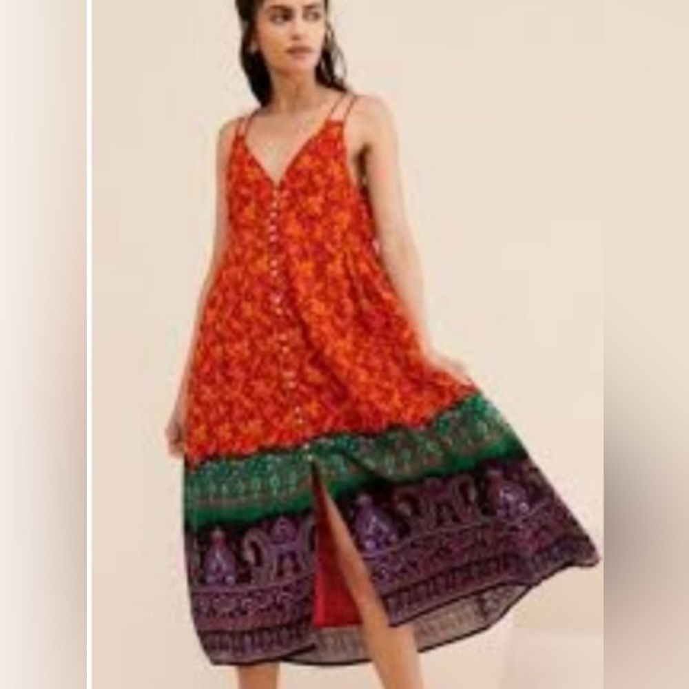 Urban outfitters Happy hour midi dress sz medium